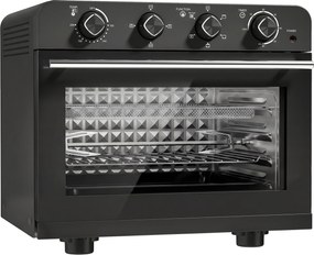 HOMCOM Forno Fritadeira de Ar com Convecção e Conjunto de Espeto Giratório, Regulador de Temperatura, Timer, 1800 W | Aosom Portugal