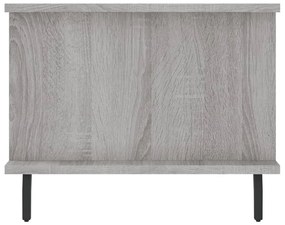 Mesa de centro 90x50x40 cm derivados de madeira cinzento sonoma