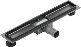 Mexen Flat corpo para ralo linear 60 cm, cinza gun escovado - 1E15060