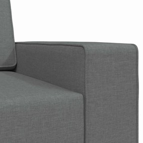 Sofá Cama de Chão 2 em 1 Cinza Escuro 245x150x60.5 cm Tecido