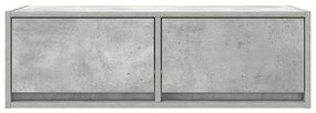 Móvel de TV 80x31x25,5 cm derivados de madeira cinza cimento