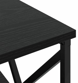 Armário de Cabeceira Carvalho preto 41.5 x 40.5 x 55 cm