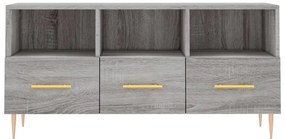Móvel de TV 102x36x50 cm derivados de madeira cinzento sonoma