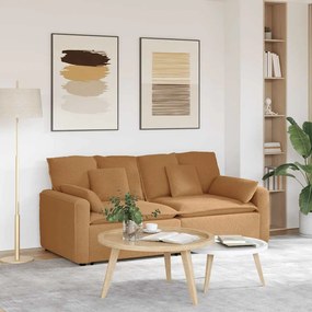 vidaXL Sofá modular com almofadas bege