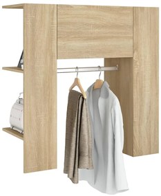 Armário corredor 97,5x37x99cm derivados madeira carvalho sonoma