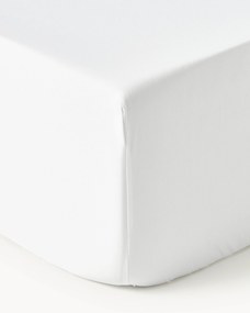 Lençol em cetim de algodão com elástico boxspring Premium