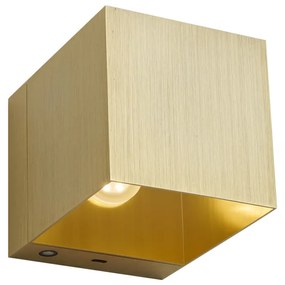 Candeeiro de Parede Dourado Incl. LED e Dimmer de Toque Recarregável - Joris Moderno