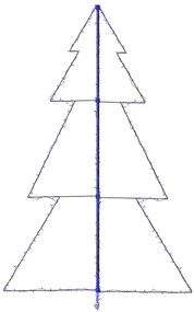 Árvore de Natal em cone 240 LEDs 118x180 cm interior e exterior