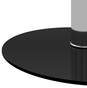 Mesa de centro 40 cm vidro temperado preto