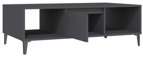 Mesa de centro 103,5x60x35 cm derivados de madeira cinza