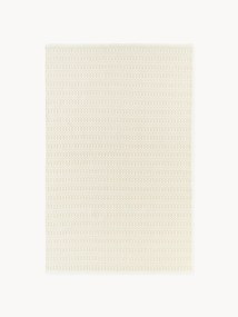 Tapete artesanal para interior e exterior com padrão geométrico Rune