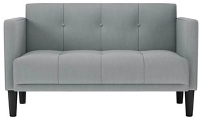 Sofá-luvas 111 cm tecido cinzento-claro
