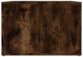 Mesa de cabeceira 57x55x36 cm derivados madeira carvalho fumado