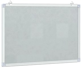 Quadro branco magnético 60x40x1,7 cm alumínio