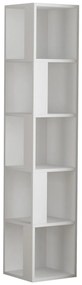 Estante Piano – 34x34x161 cm – Branco – Design Escandinavo Moderno