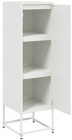 Aparador alto 36x39x123 cm aço branco