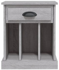 Mesas de cabeceira 2 pcs 43x36x50 cm cinzento sonoma