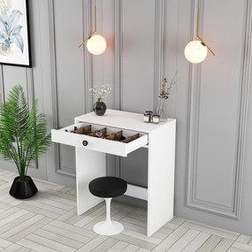 Mesa de Maquilhagem Lizbon – Branco – 70 cm x 40 cm x 84,7 cm