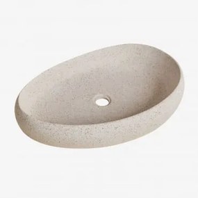 Pia De Concreto Bethany Branco Pedra - Sklum