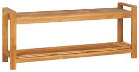 325276 vidaXL Banco 120 cm madeira de teca maciça