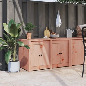 832340 vidaXL Armário cozinha p/ exterior 106x55x64 cm madeira douglas maciça