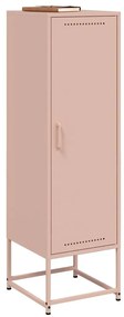 Aparador alto 36x39x123 cm aço rosa