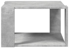 Mesa de centro 51,5x51,5x30 cm derivados madeira cinza-cimento