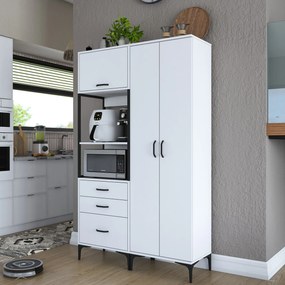 Armário Multiusos JE142 – Branco – 120x198,6x40 cm