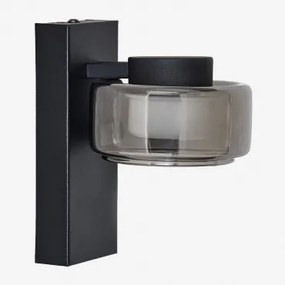 Luminária De Parede Led Para Exterior Em Metal E Vidro Valideri Preto - Sklum