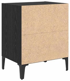 Armários de Canto 2 pcs Carvalho Preto 40x30x50 cm Madeira Industrial