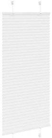 Branco Plissada Cega 60x150 cm Largura Tecido 59,4 cm Poliéster