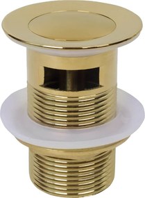 Mexen ralenti click-clack pequeno redondo com transbordo, dourado - 79925-50
