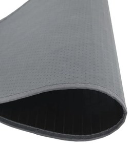 Tapete redondo 60 cm bambu cinzento