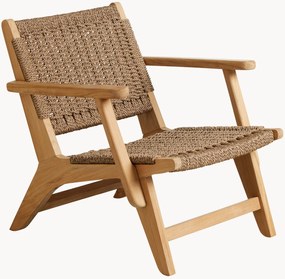 Cadeira de lounge para exterior em teca Eya Garden