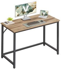 Secretaria de escritório 100 x 50 x 76 cm castanho camelo-preto