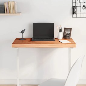 vidaXL Tampo de mesa retangular 80x40x4 cm madeira de faia maciça
