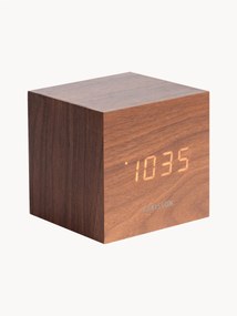 Relógio despertador LED com ligação USB Cube