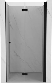 Mexen Mist-F porta de duche dobrável direita 65 cm, transparente, preto - 8A6-065-000-70-00-P