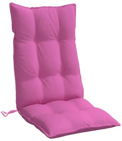 Almofadões p/ cadeira encosto alto 6 pcs tecido oxford rosa