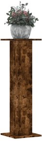 vidaXL Suportes p/ plantas 2 pcs 30x30x95 cm derivados de madeira