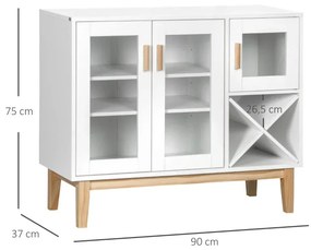 Aparador Lesa de 90 cm - Design Moderno