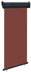 Toldo lateral para varanda 80x250 cm castanho