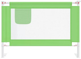 Barra de segurança p/ cama infantil tecido 90x25 cm verde