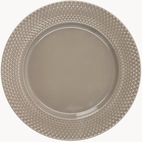 Prato de jantar em porcelana Rhombe Earth