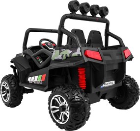Carro elétrico para Crianças 2 Lugares 24V 4x4 Grand Buggy 4x4 STRONG LIFT  STRONG, Rodas Espuma EVA. Assento couro ecológico Camuflado