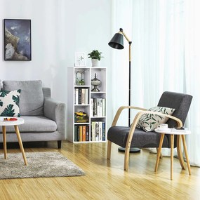 Estante simples de 7 compartimentos 50 x 24 x 106 cm branca