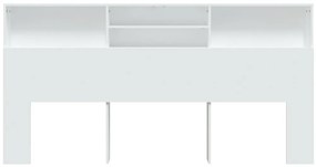 Armário de cabeceira 200x19x103,5 cm branco