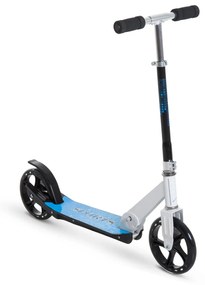 HOMCOM Trotinete para Crianças Scooter Dobrável Guiador Regulável Quadro Alumínio Leve e Estável Carga 100kg Branca - 68x34x60-73,5cm