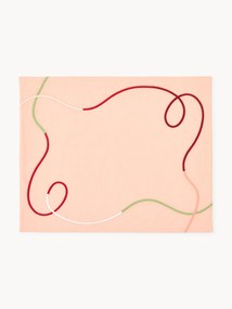 Individuais de mesa com bordado abstrato Sue, conjunto de 2
