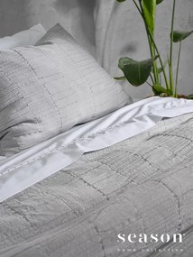 Colcha verão Ref. Fenda / 100% algodão: 1 Colcha 270x270 cm  ( largura x comprimento )